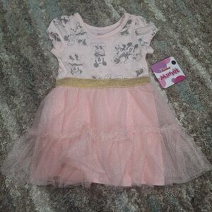 Girls 12 month Short Sleeve Minnie Mouse Dress *New with Tags*